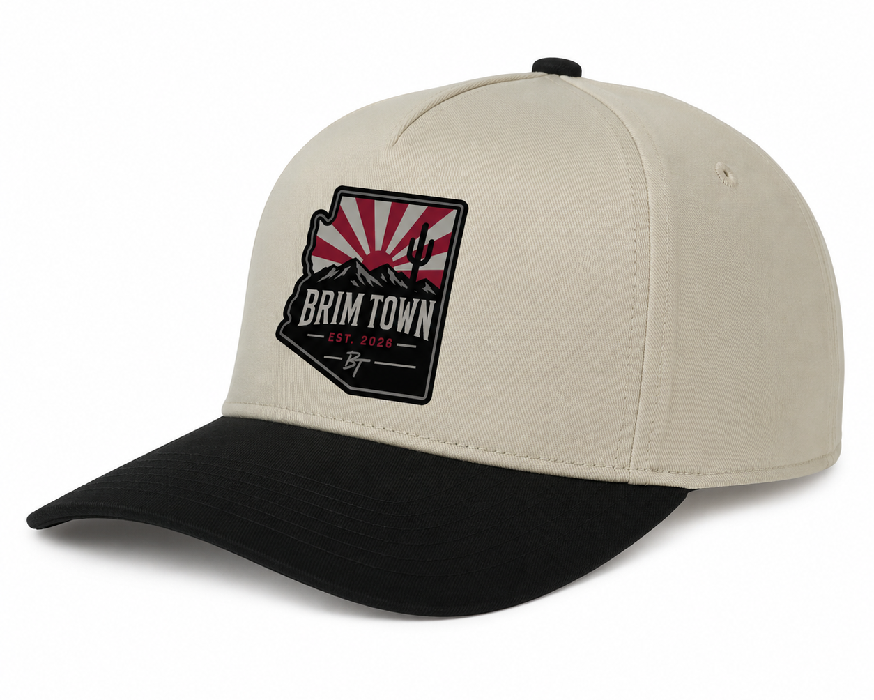 Two Tone 5 Panel Outdoor Cap OC560